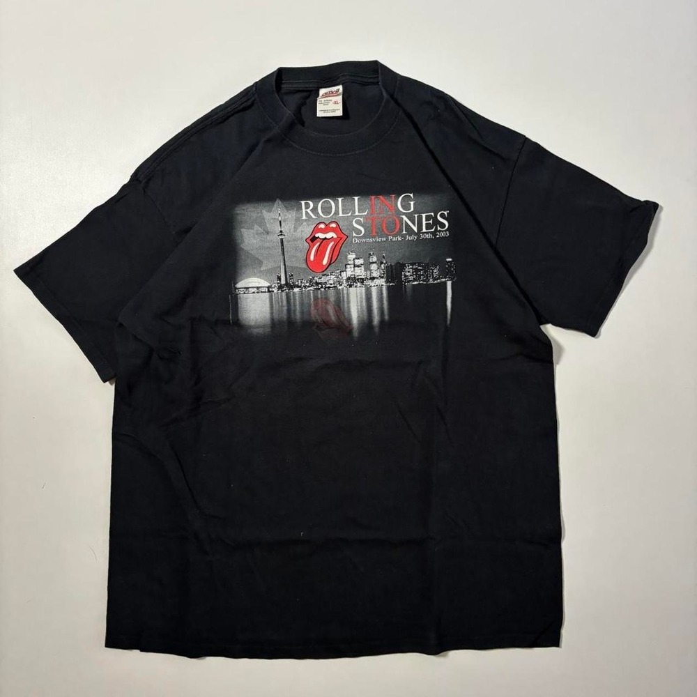 Black Rolling Stones Toronto 2003 Concert T-Shirt - XL